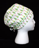 Green Christmas Trees Scrub Hat