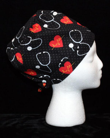 Stethoscopes and EKG Hearts