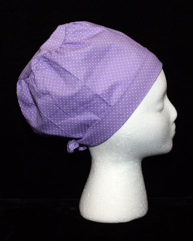 Purple and White Polka Dots