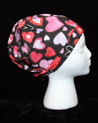 Pink, Red and Purple Hearts